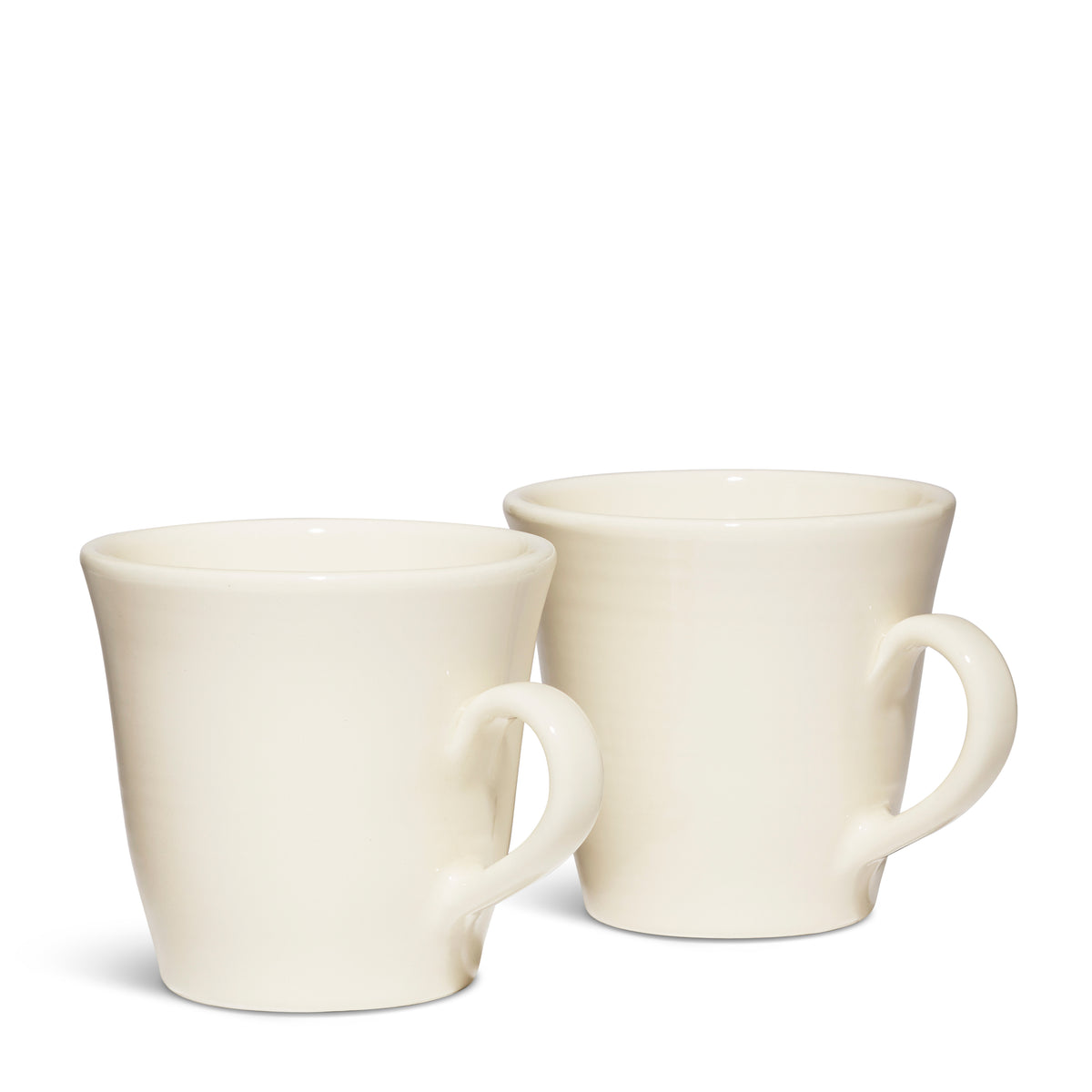 Allette Mugs, Set of 2 in Cream