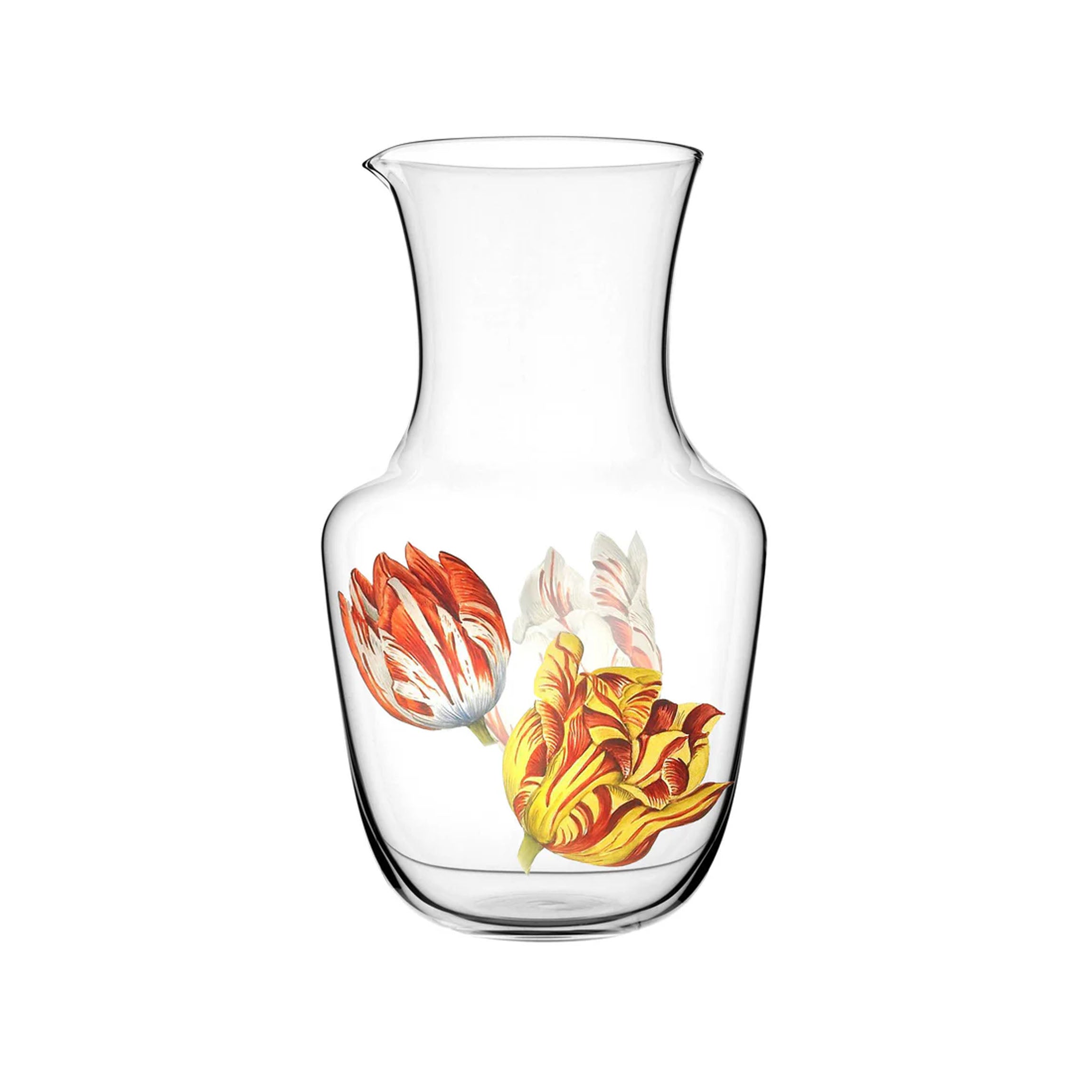 Alpha Tulipmania Water Pitcher with 3 Tulips
