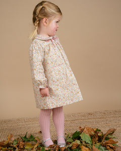 Leela Dress in Pink/Green Floral