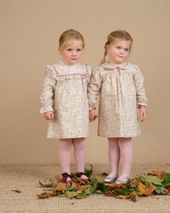 Leela Dress in Pink/Green Floral