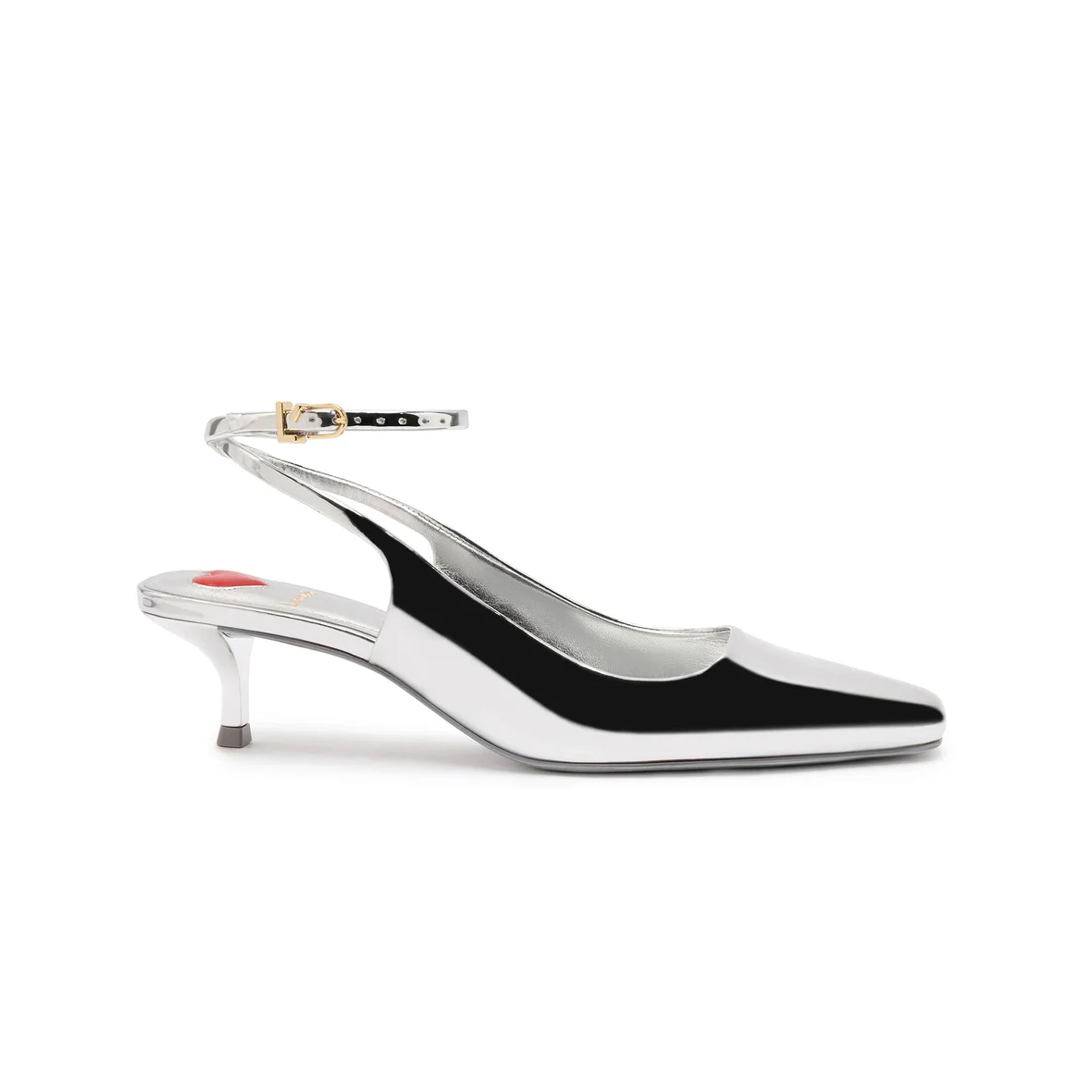 Amal Pump in Silver Specchio