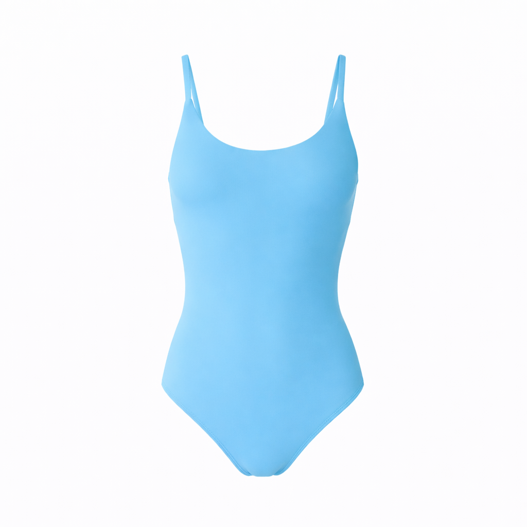 The Amalfi One-Piece in Celeste