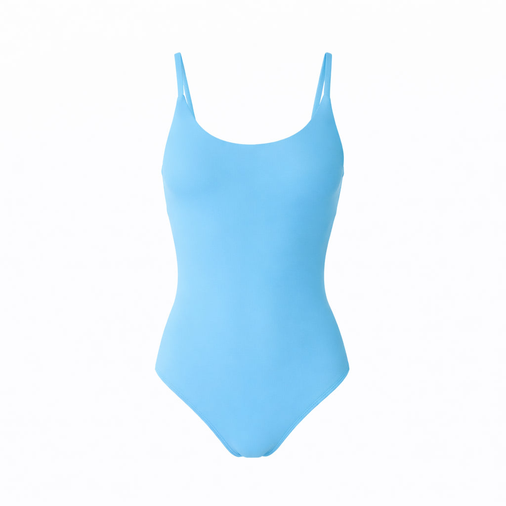 The Amalfi One Piece in Celeste