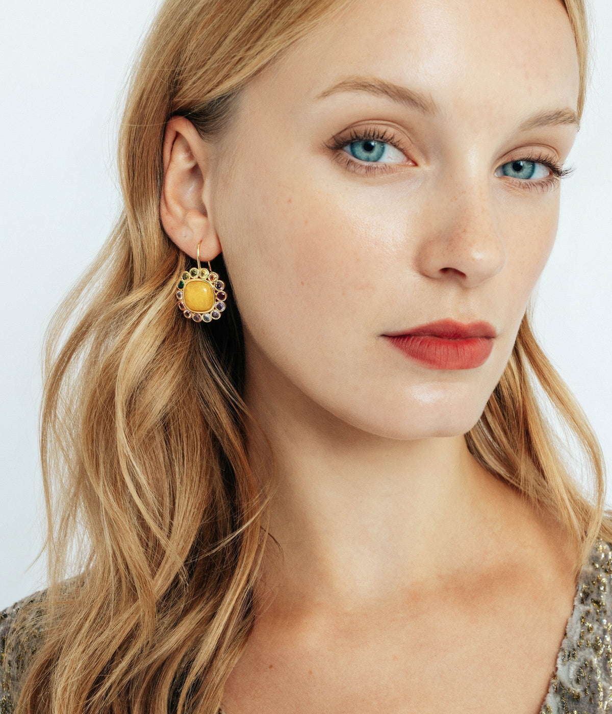 Ambrose Earrings in Tourmaline