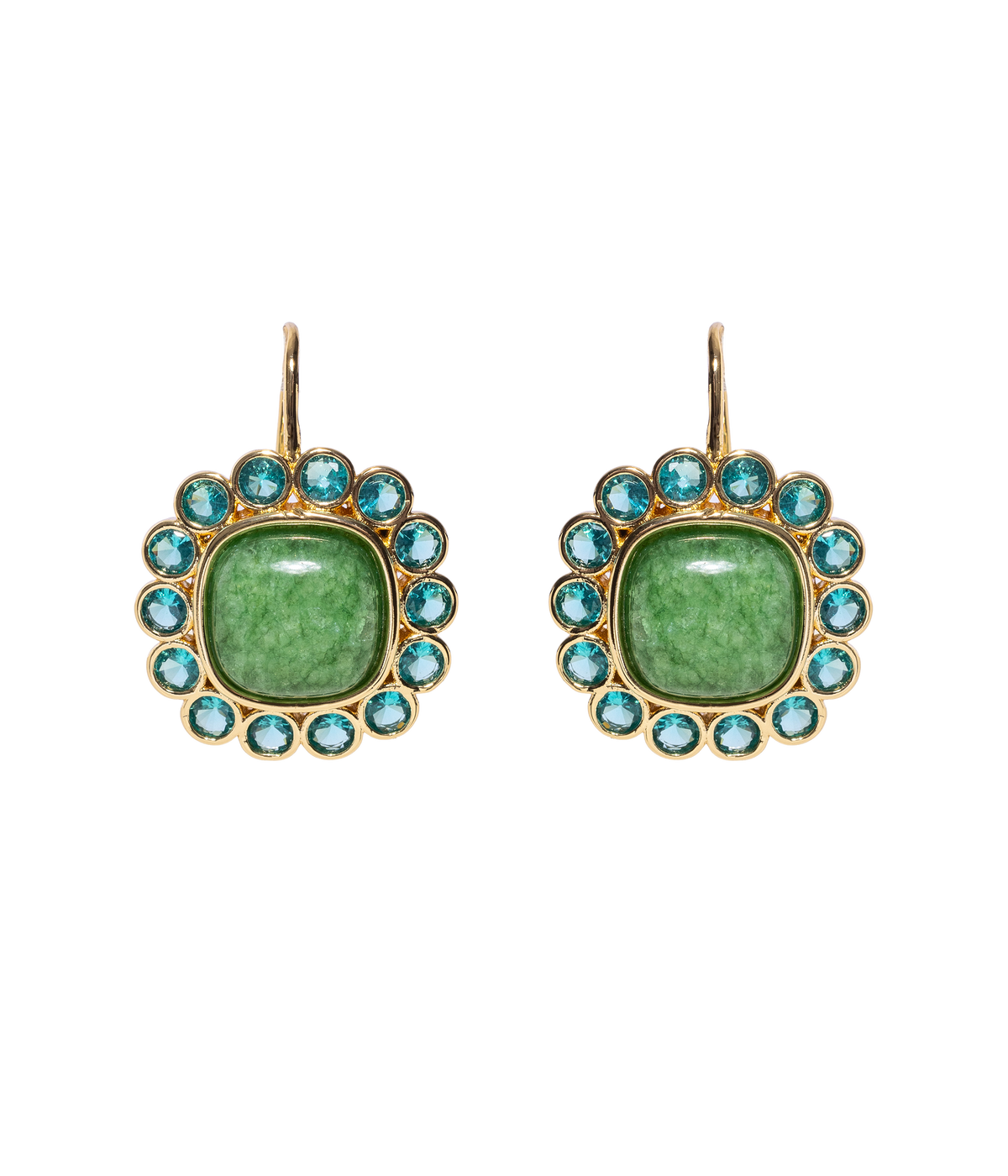 Ambrose Earrings in Green