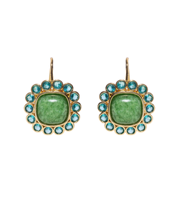 Ambrose Earrings in Green