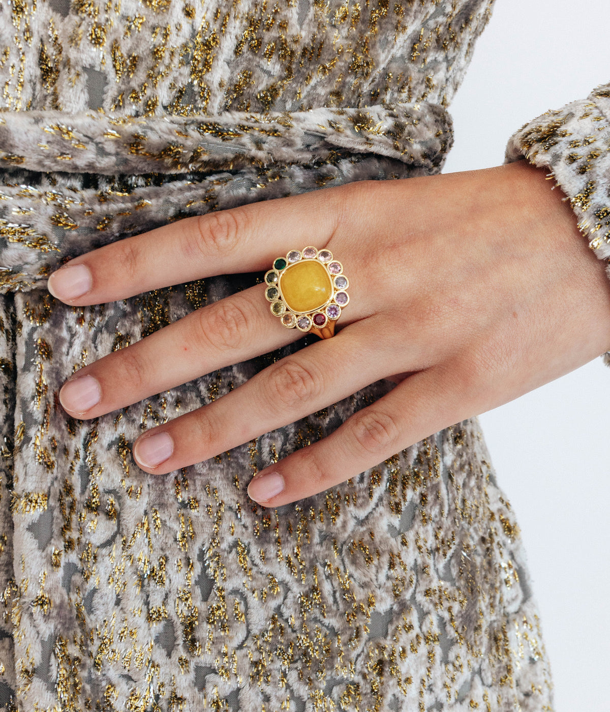 Ambrose Cocktail Ring in Tourmaline