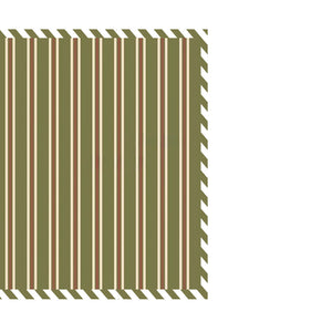 The Isabelle Napkin in Winter Stripe, Set of 4