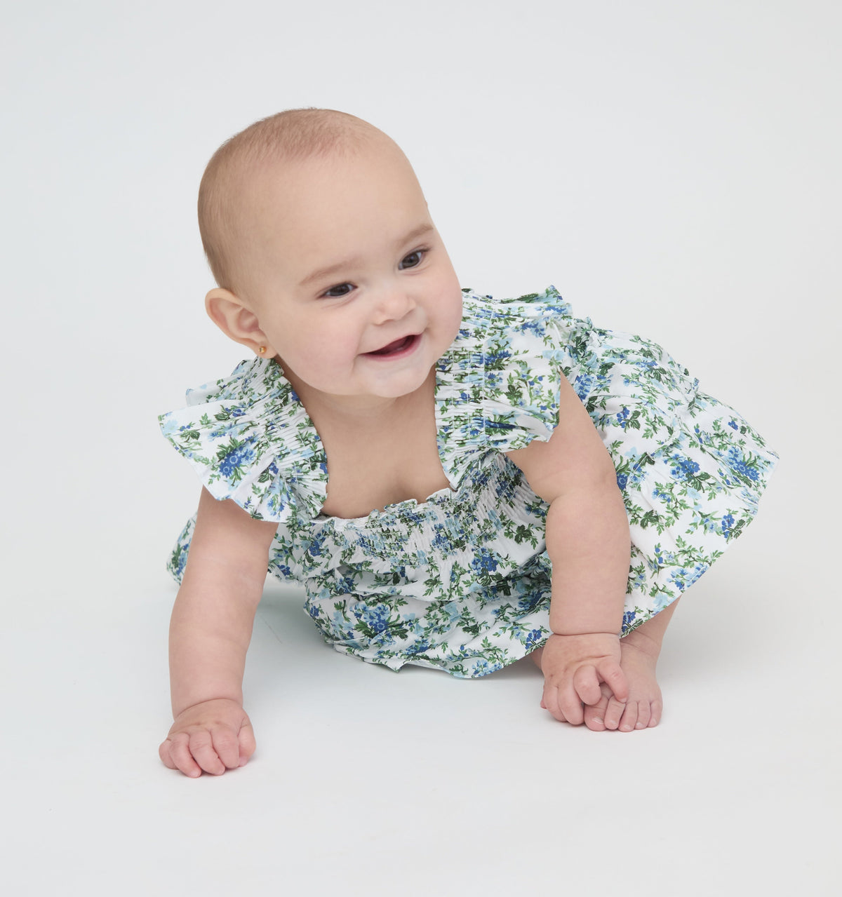 The Tiny Ellie Nap Dress in English Daisy