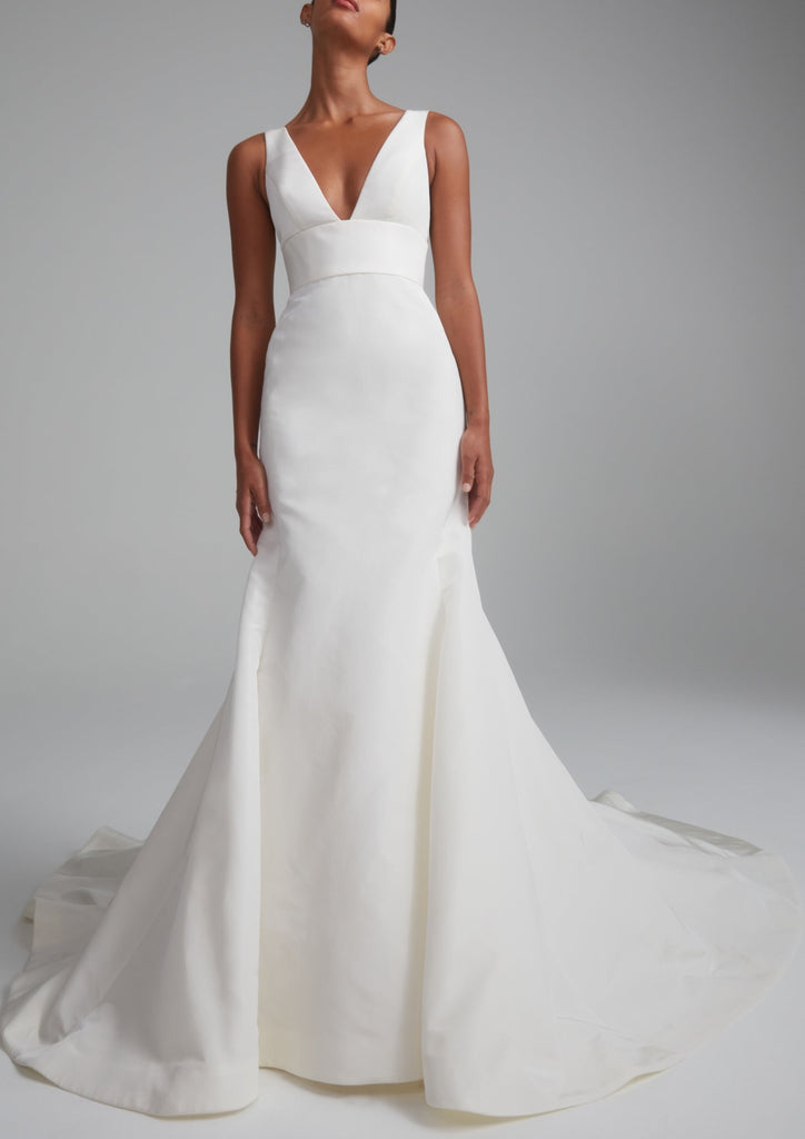 Silk faille gown on sale