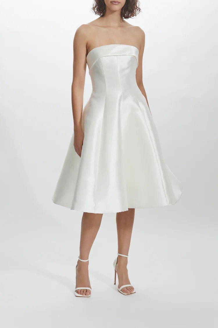Mikado Strapless Dress