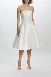 Mikado Strapless Dress