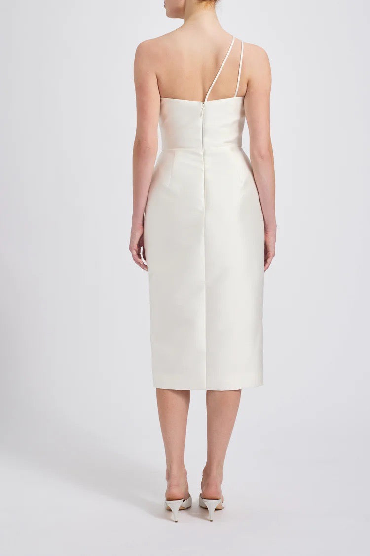 amsale mikado off the shoulder shift dress Amsale Women's Mikado Off-The-Shoulder Shift Dress - Ivory
