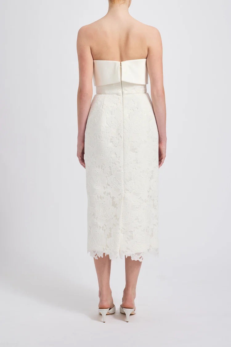 Guipure Lace Dress Ivory / 2