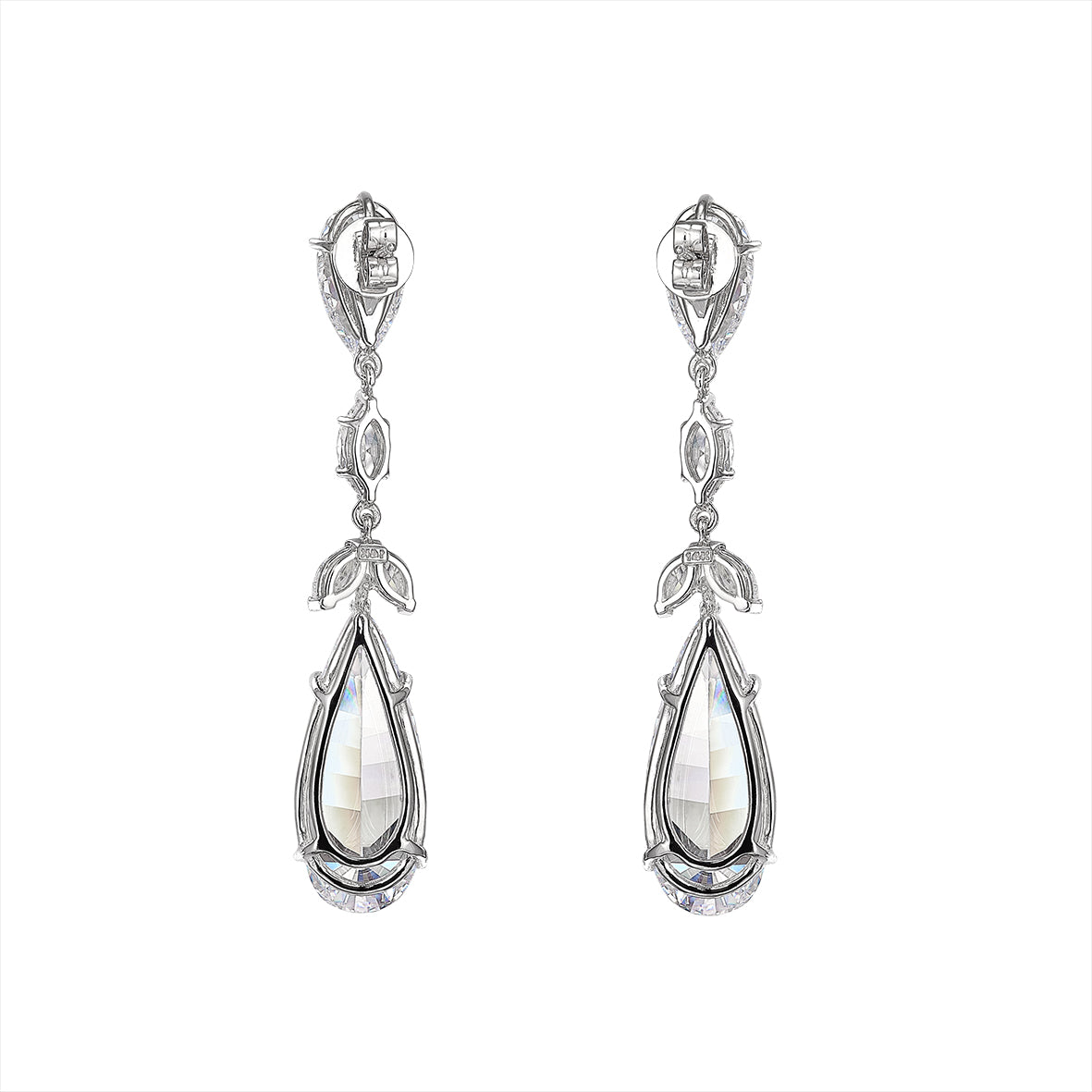 Diamond Calla Lily Earrings