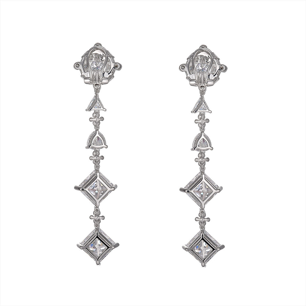 Diamond Tropical Drop Earrings