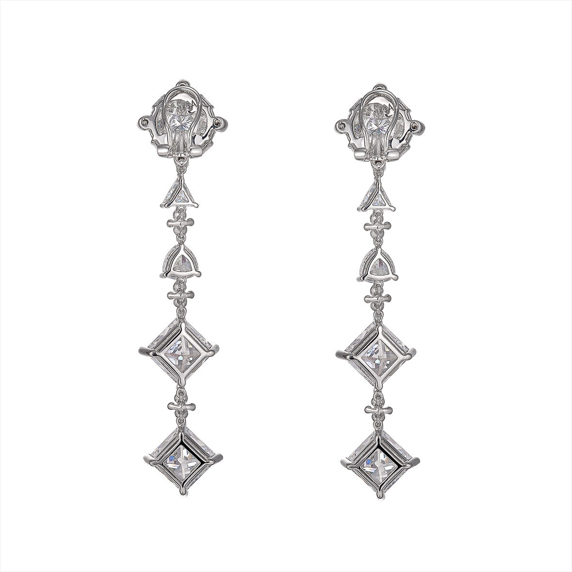 Diamond Tropical Drop Earrings