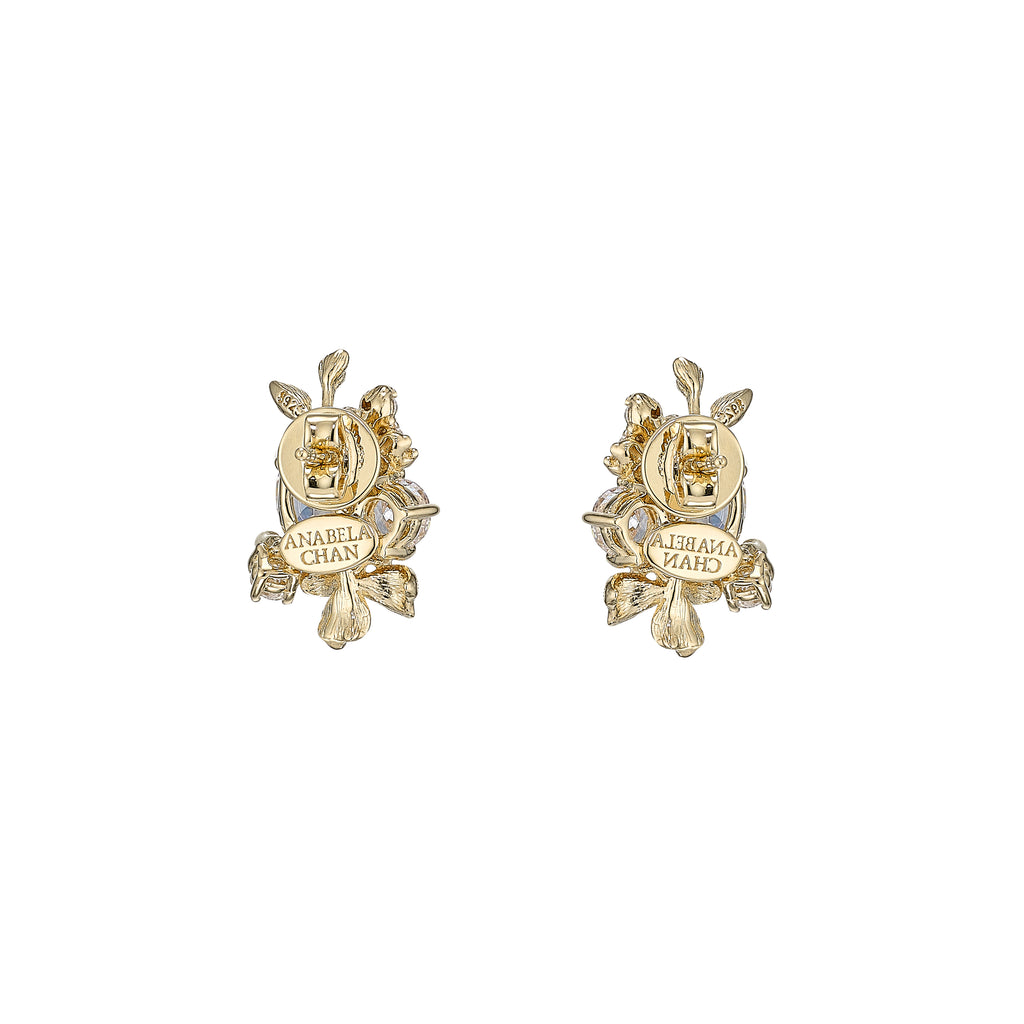 Golden Posy Diamond Studs