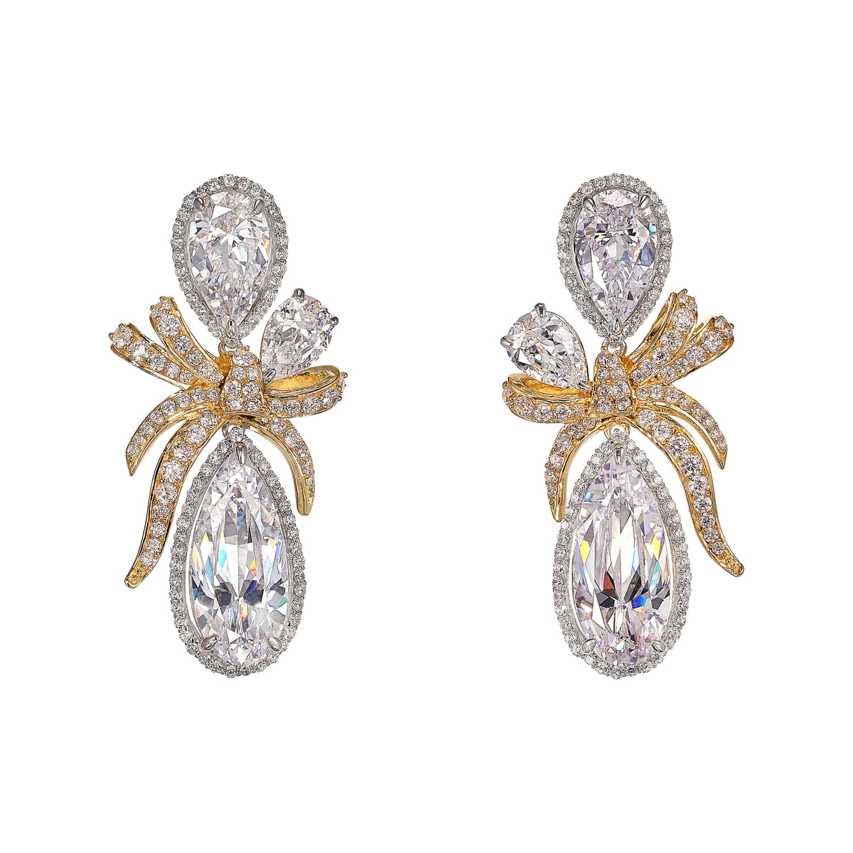 Diamond Ruban Earrings