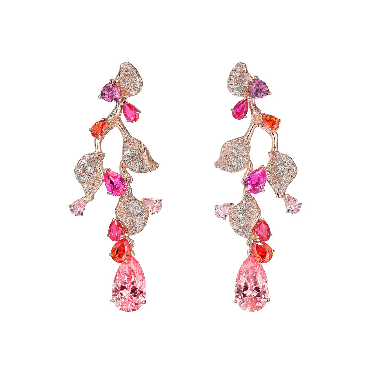 Rose Triteia Earrings