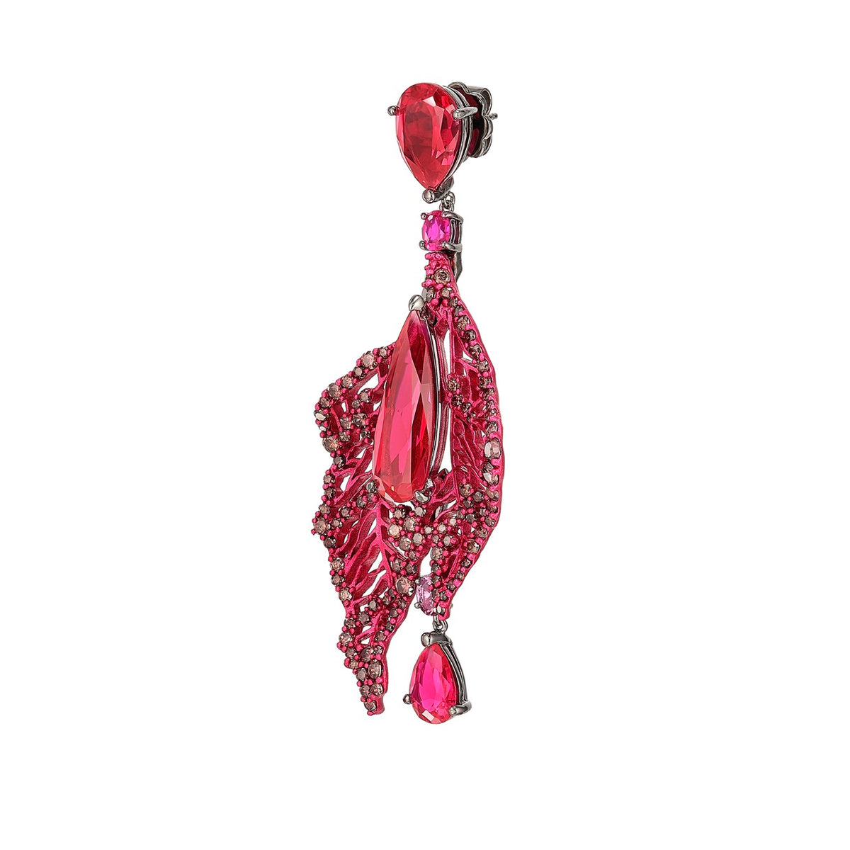 Ruby Atlantis Drop Earrings