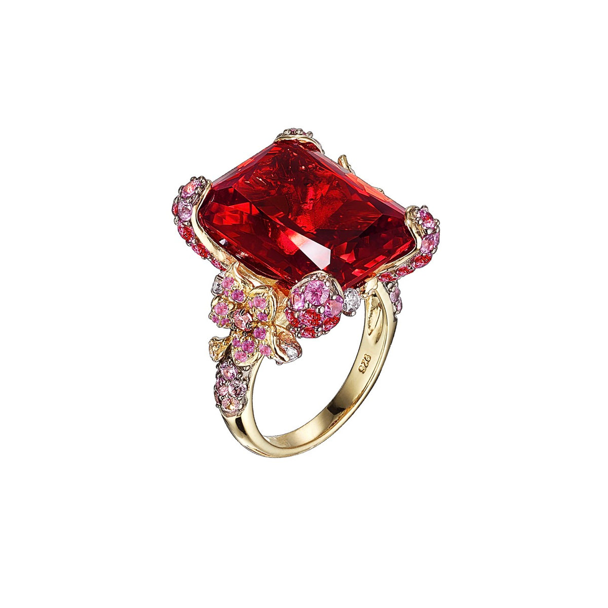 Ruby Cinderella Ring