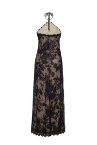 Andes Dress in Black Chantilly Lace