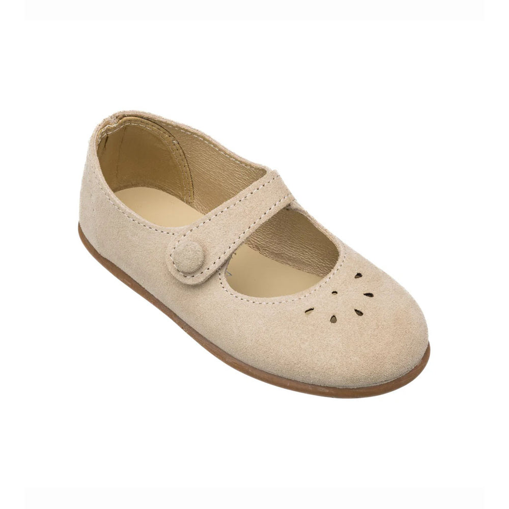 Andi Mary Jane Suede Beige