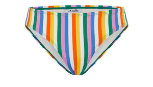 The Classic Bikini Bottom in Rainbow Stripe