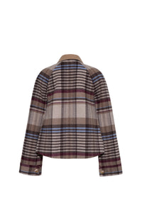 Andrew Jacket in Pima Plaid Tan