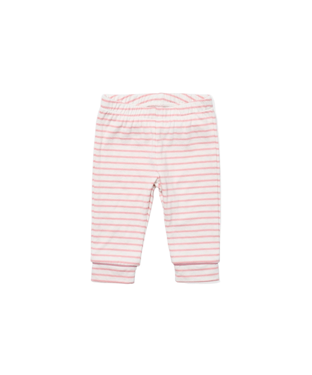 Andy Baby Legging in Dusty Rose Mini Stripe