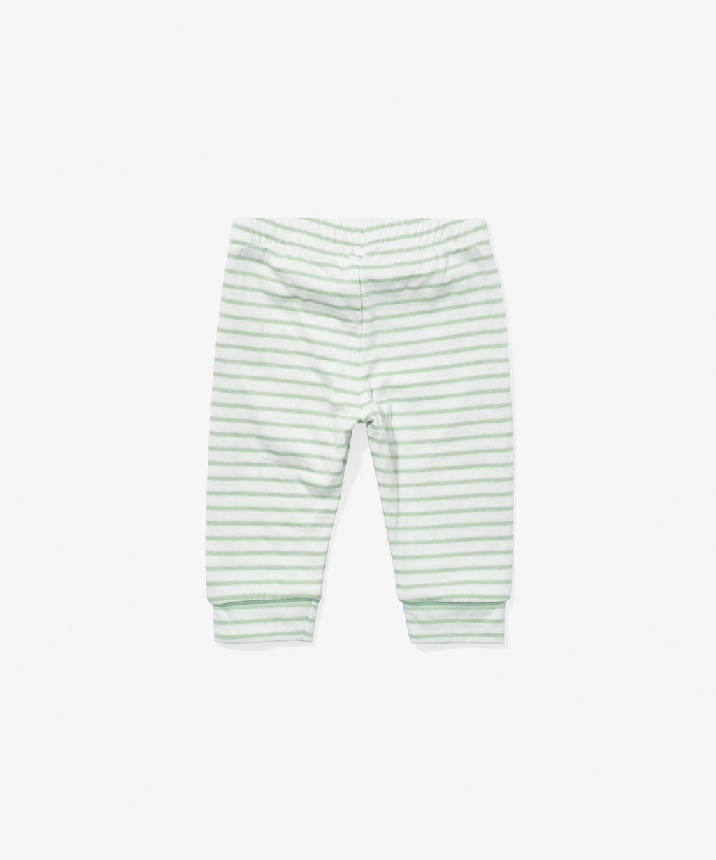 Andy Baby Legging in Dusty Seafoam Mini Stripe