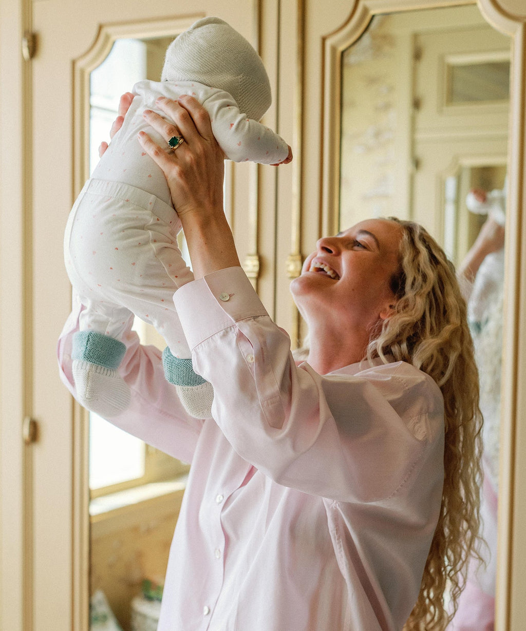 Andy Baby Legging in Rose Hearts