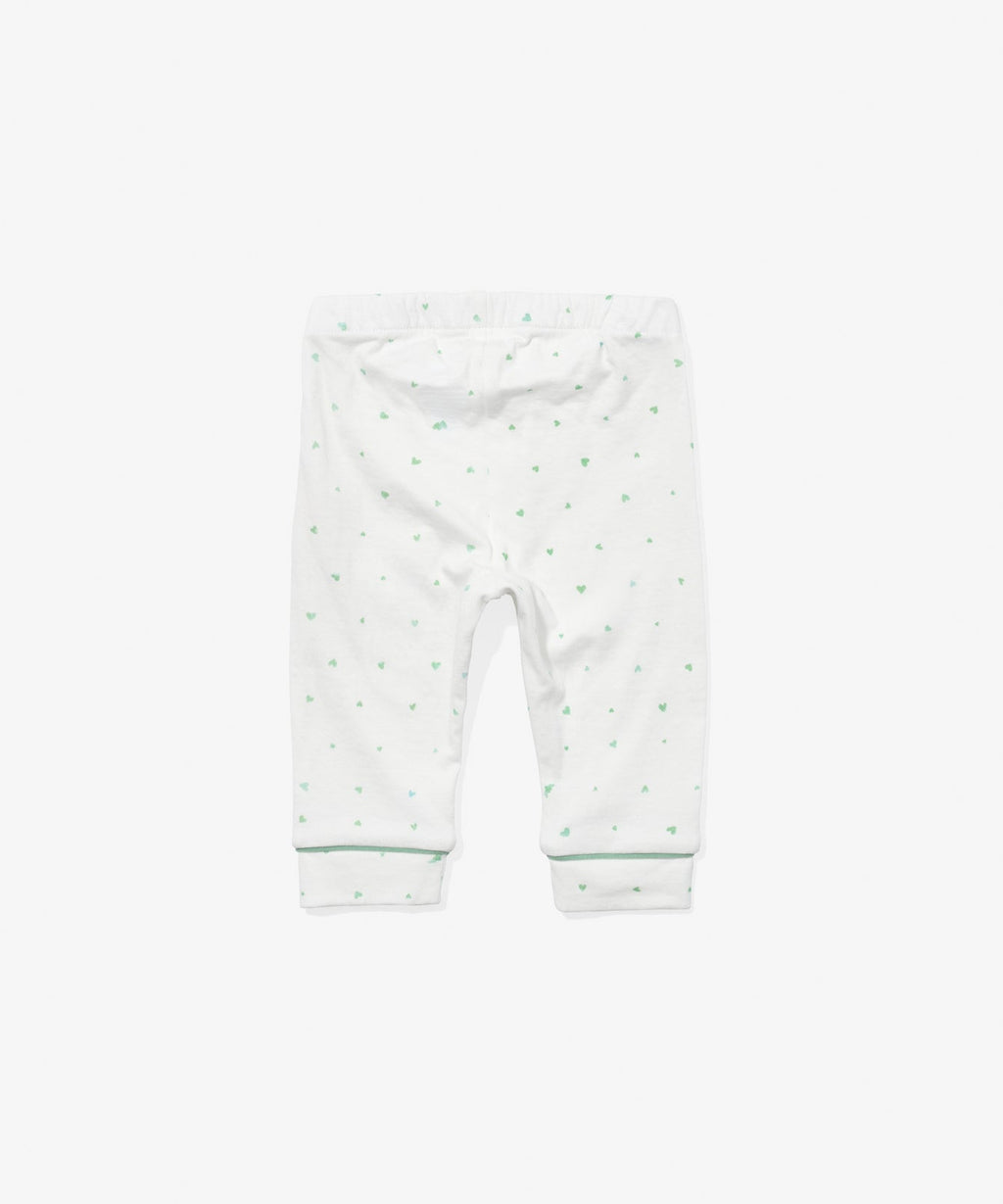 Andy Baby Legging in Seafoam Hearts