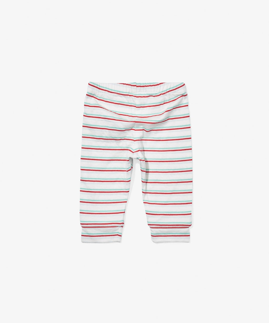 Andy Baby Legging in Turquoise Triple Stripe
