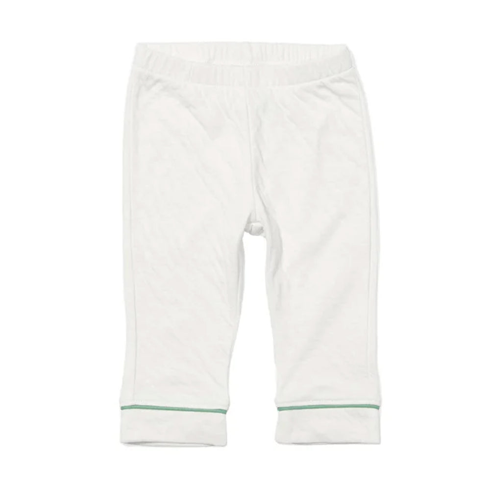 Andy Baby Legging in Seafoam Piping