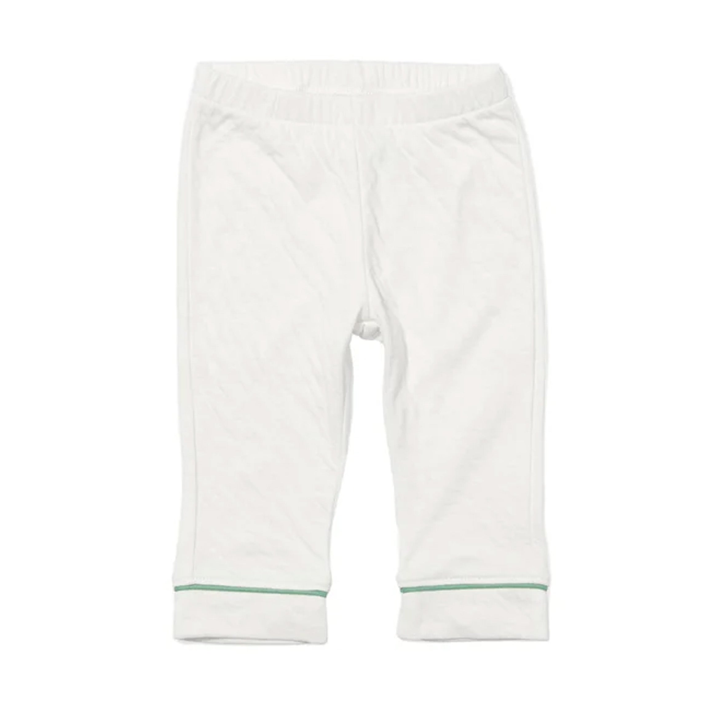 Andy Baby Legging in Seafoam Piping