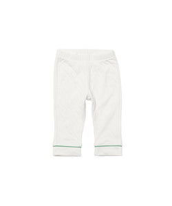 Andy Baby Legging in Seafoam Piping