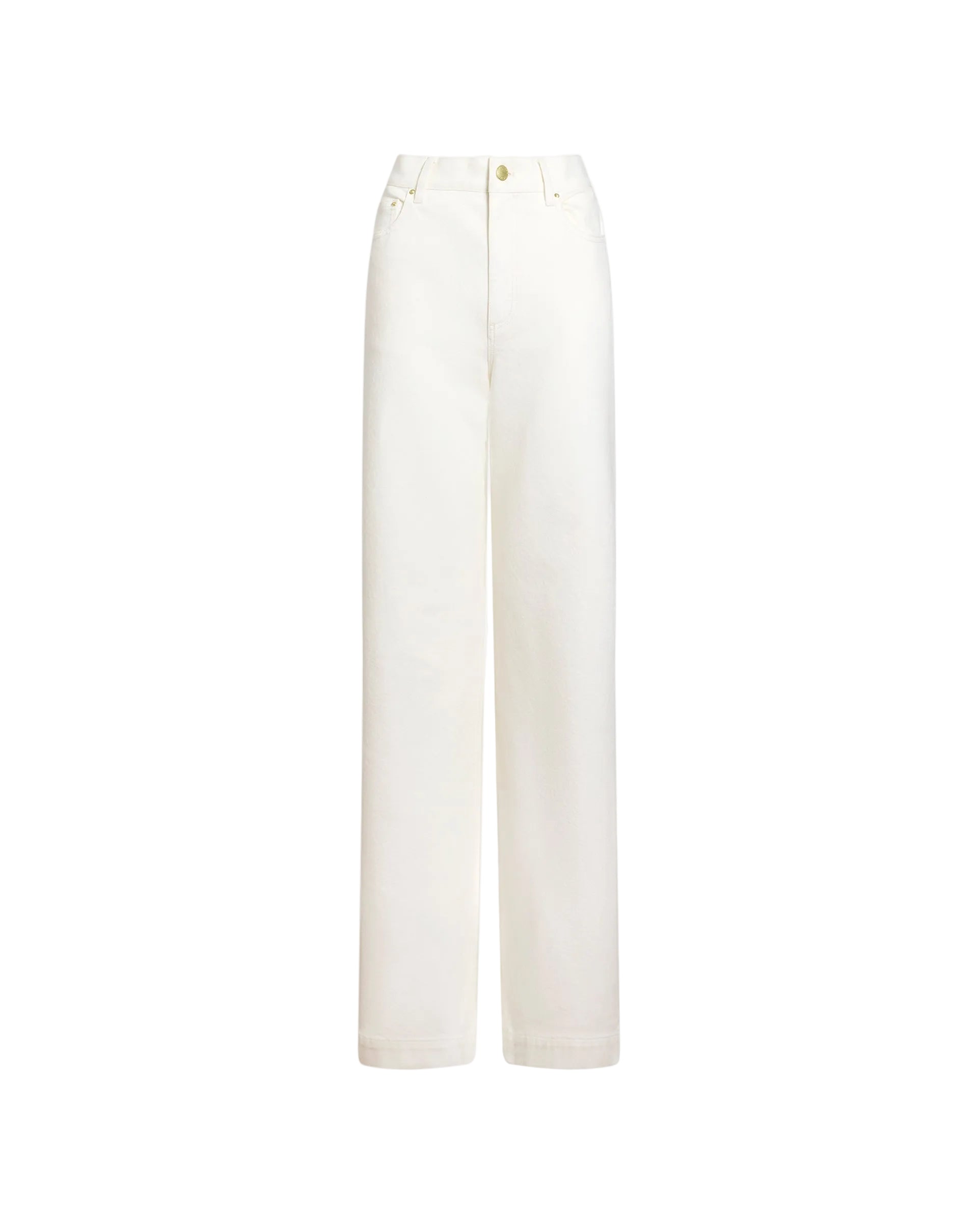 Angel Denim Pant in Chalk