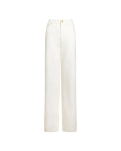 Angel Denim Pant in Chalk