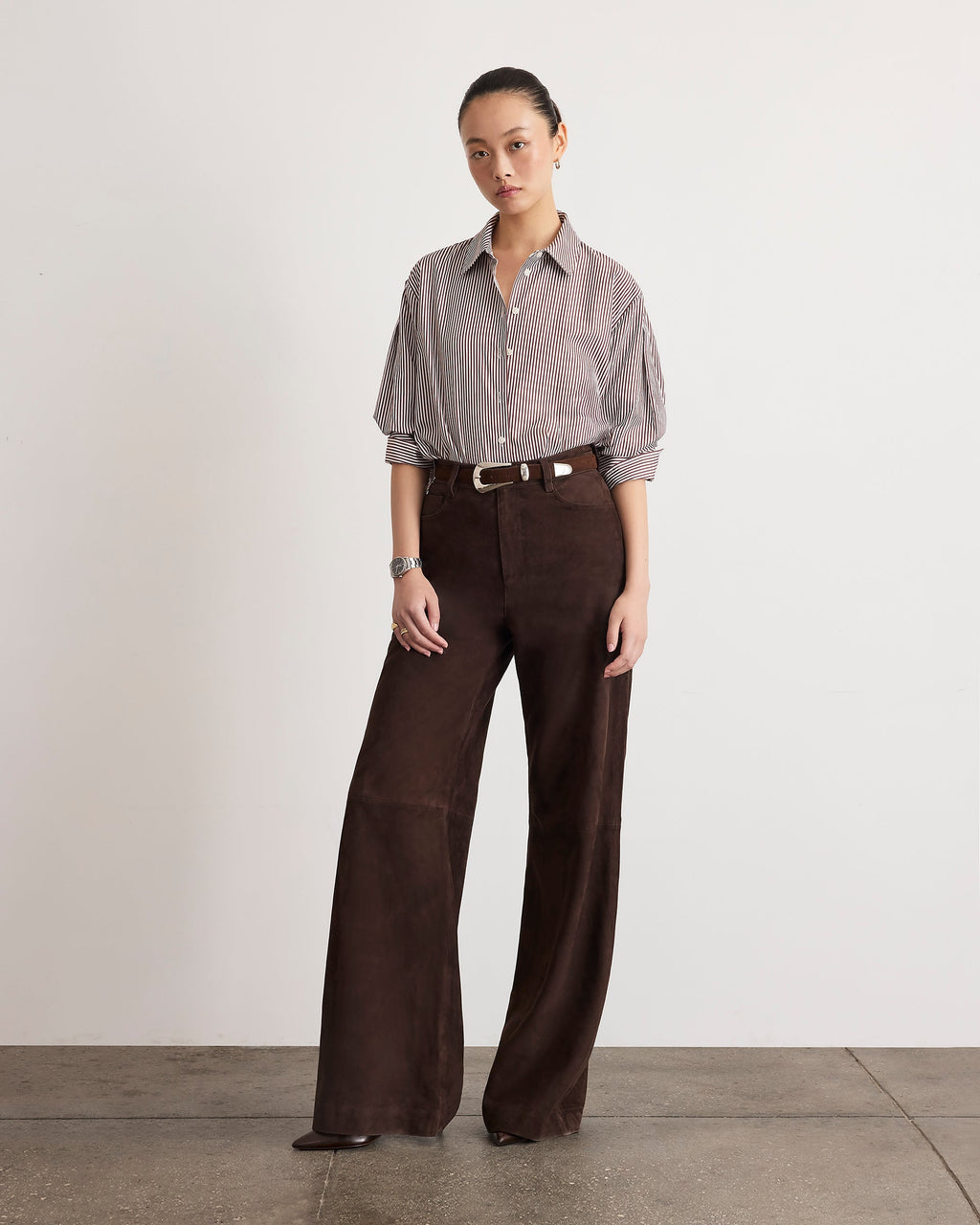 Angel Pant in Dark Fig