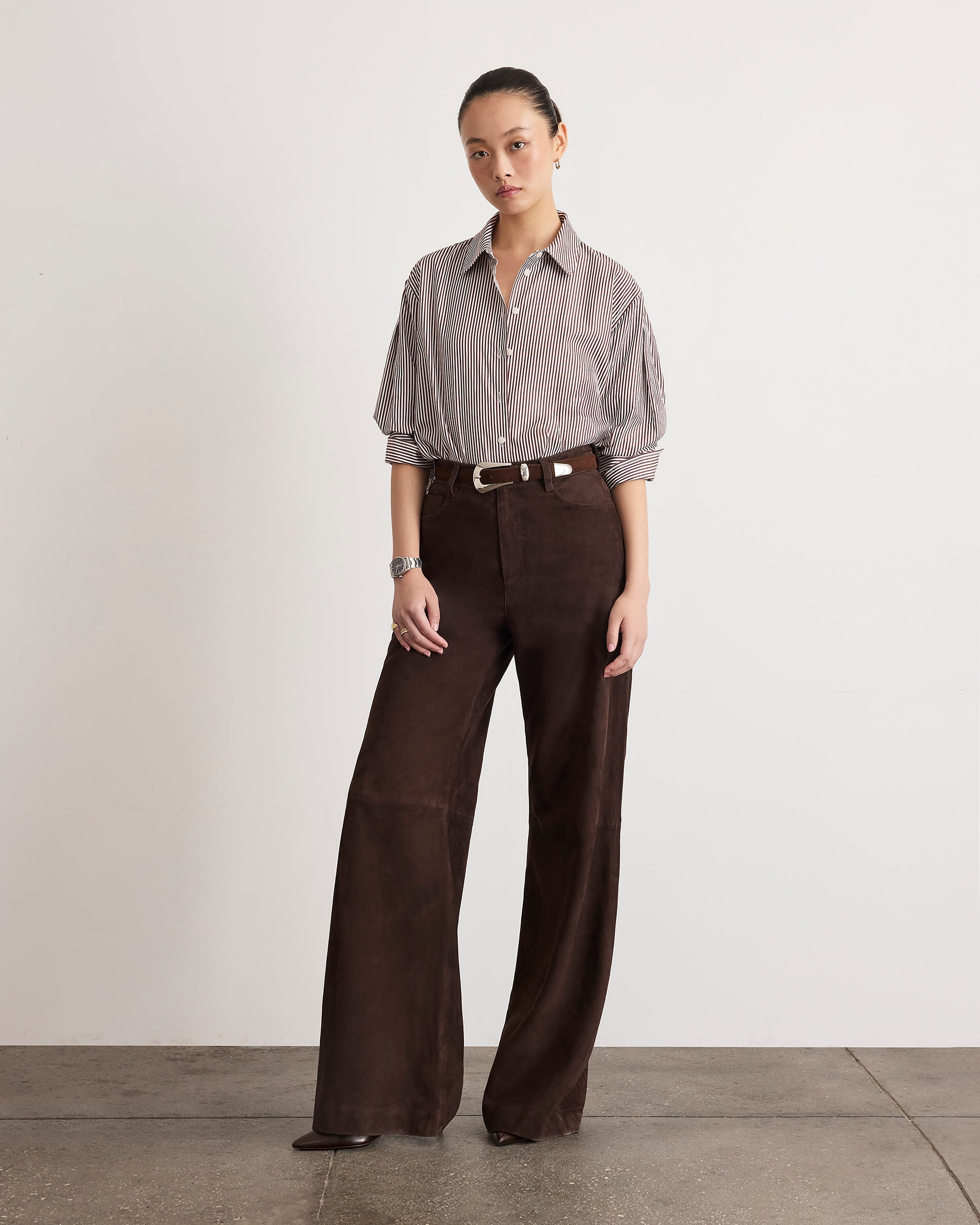 Angel Pant in Dark Fig