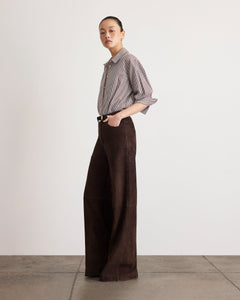 Angel Pant in Dark Fig
