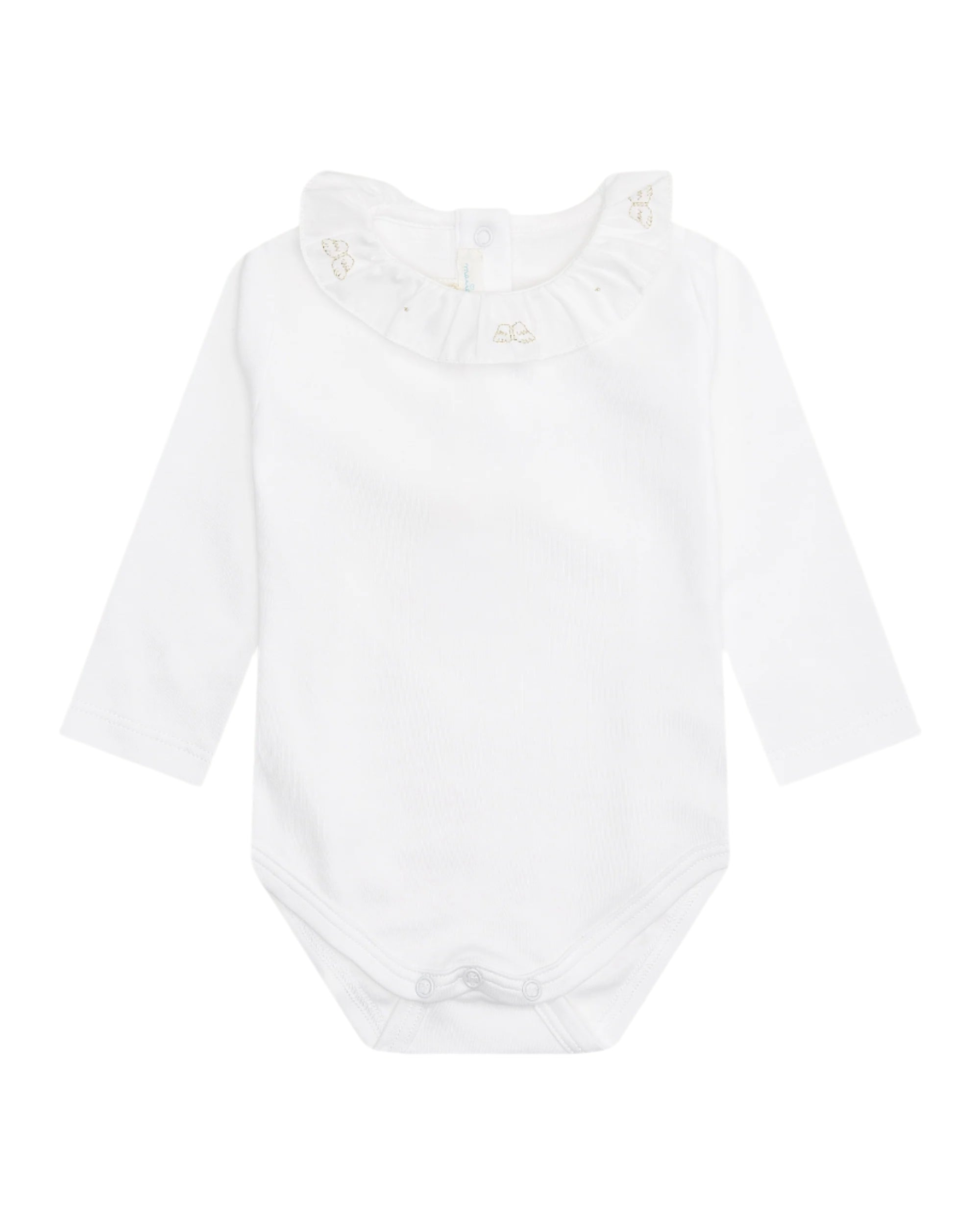 Angel Wing Ruffle Collar Onesie