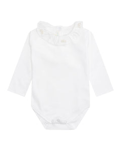 Angel Wing Ruffle Collar Onesie
