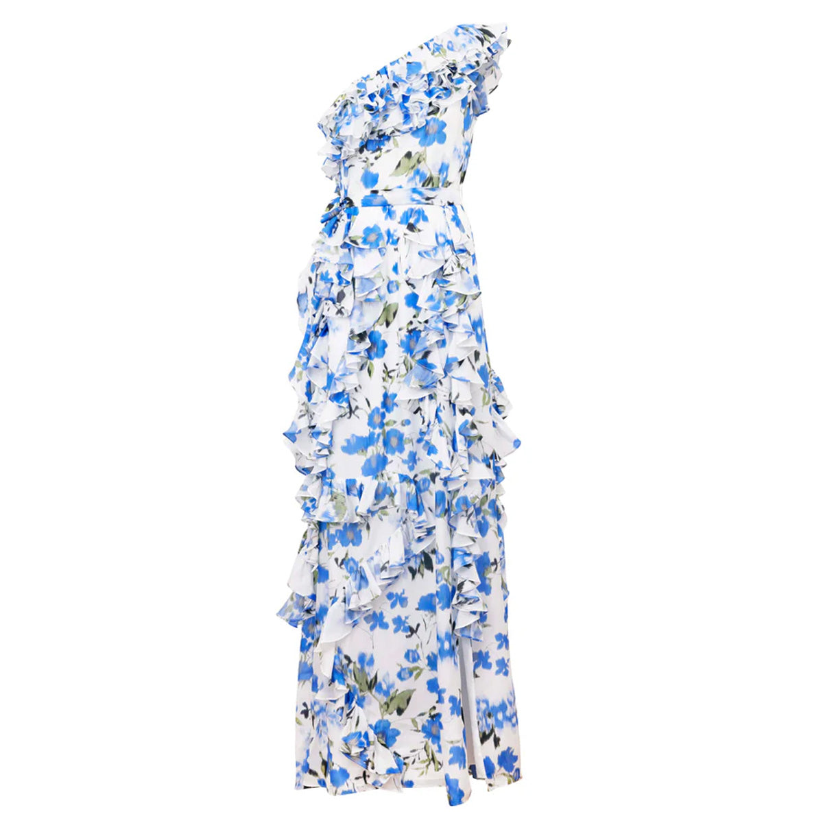 Angela Gown in Ivory & Bellflower