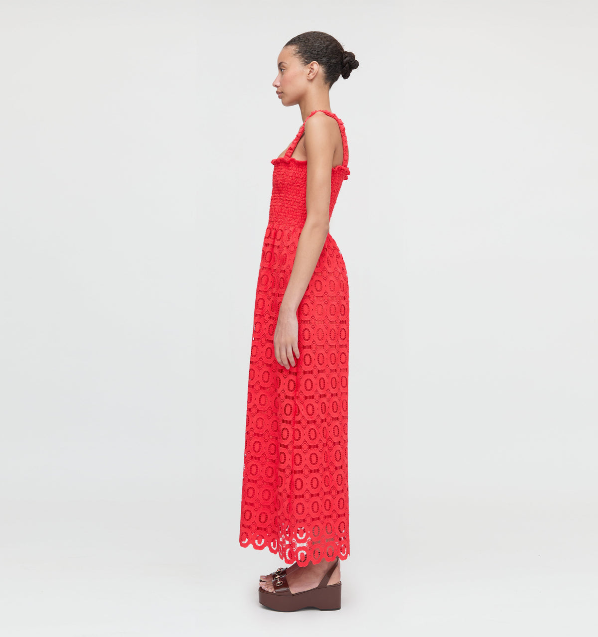 The Anjuli Nap Dress in Poppy Lace