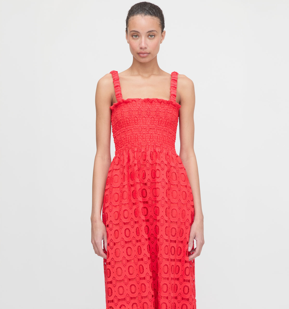 The Anjuli Nap Dress in Poppy Lace