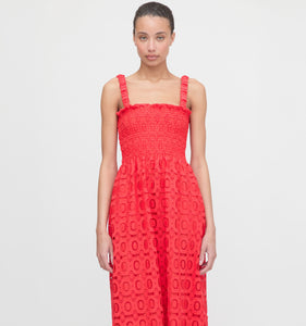 The Anjuli Nap Dress in Poppy Lace