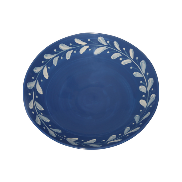 Anna Reverse Blue Serving Bowl